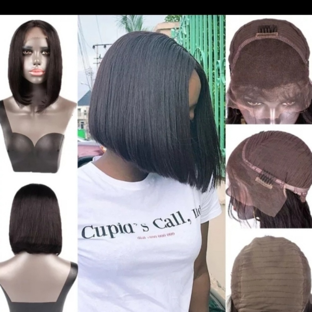 Lace front wig Bob wig.